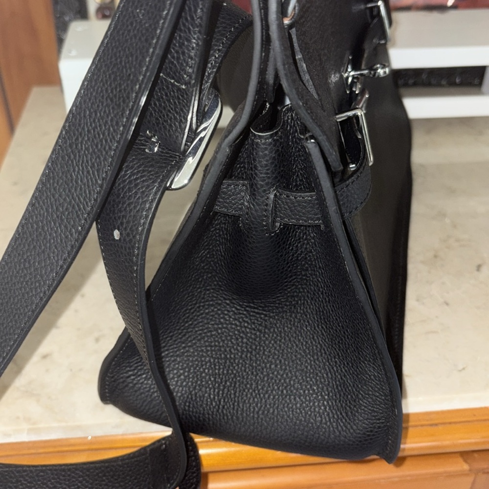 Large leather tote (10” X 12.5”) - Picture 3 of 10